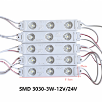 Module de moulage par injection pour caractères lumineux publicitaires LED blancs étanches IP66, DC12V/24V 111*20mm 3W 9000K-10000K