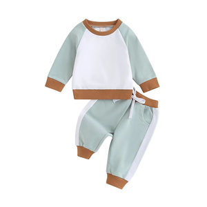 Set di abbigliamento per bambini Set di felpe con cappuccio e <span class=keywords><strong>pantaloni</strong></span> sportivi personalizzati Set di abbigliamento per bambini - Product Image 2