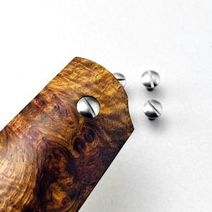 Ku <span class=keywords><strong>Blai</strong></span> Khan P4 19 11 bois garde Zy1 vis 19 11 poignée vis P4 modifié accessoire bois garde vis métal artisanat - Product Image 4