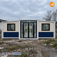 Module de maison préfabriquée pliable et extensible, portable, en kit, pour bureau, logement ou conteneur mobile