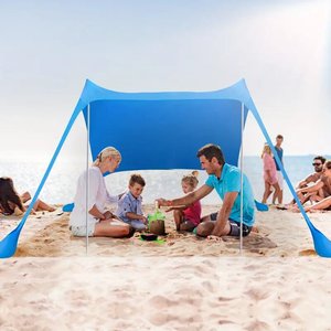 Eagles Beach Canopy 2x2m Square Sun Protection Outdoor Shade <b>Tent</b> For Camping And Beach Use - Product Image 1