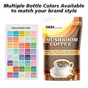 Usine OEM de café aux champignons : Emballage personnalisé, plusieurs designs d'étiquettes, options bouteille + boîte et MOQ flexible pour les clients de marque - Product Image 6