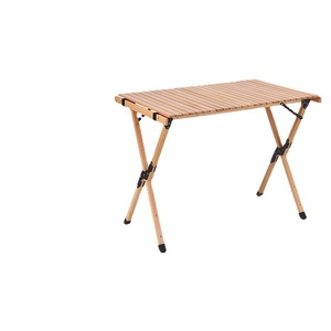 Custom Outdoor Solid Wood Egg Roll <strong>Table</strong> Camping Portable <strong>Foldable</strong> <strong>Table</strong> <strong>Chair</strong> Highlight Household Dining - Product Image 1
