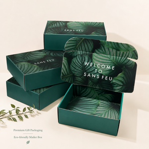 Cajas de Papel Corrugado para Cosméticos, Ecológicas, Hechas con Materiales Reciclados, Acabado Laminado, Diseño Personalizado, Recubrimiento UV, para Embalaje de Regalos - Product Image 3