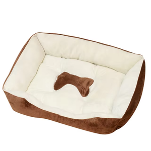 Groothandel Grote Luxe Hond & Kat Bed Kussen Zacht & Comfortabel Warm Wasbaar Pluche Rechthoek Vorm Effen Patroon - Product Image 4