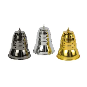 Black silver gold random color high-end protective cover anti-scalding wholesale price is cheap and cost-effective shisha hookah