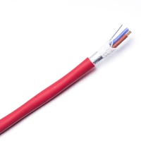 Câble d'alarme incendie CPR 2*1.0mm blindé avec gaine LSZH et isolation en caoutchouc silicone, fils de cuivre toronnés PH30 PH120 2*1.5mm 2*1.0mm 2*2.5mm