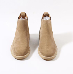 Bottes courtes en cuir au design classique britannique, bottes en cuir décontractées pour hommes, bottes en <span class=keywords><strong>daim</strong></span> de qualité supérieure - Product Image 2