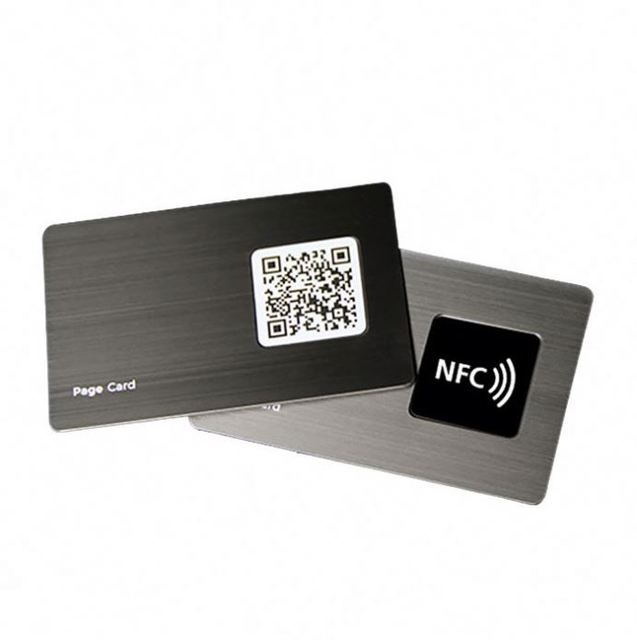 Factory Price Custom Sublimation Metal Business Card Blank With Nfc