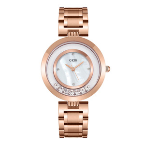 Nouvelle montre pour femme avec bracelet en acier inoxydable, design créatif, élégante et haut de gamme, étanche - Product Image 3