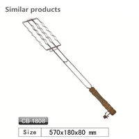 Vente en gros de bonne qualité Filet de grillade en fer pour barbecue détachable pour maïs et saucisses Fabriqué en Chine Usine