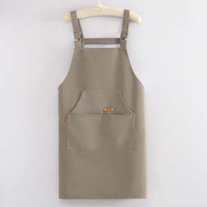 Custom Kitchen Canvas <b>Apron</b> Pinafore Protective Kitchen Cleaning <b>Cooking</b> <b>Apron</b> with Customized Logo Printing - Product Image 5