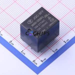 JQC-3FF/024-1ZS(551) Power Relay Through hole,15.5x19mm Relay 24V 1 Changeover: 1C (SPDT-Changeover)::: 5 10A-28VDC/10A-277VAC - Product Image 1