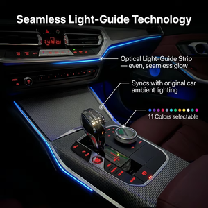Lumière ambiante pour console centrale VENDAR pour BMW Série 3 G20 / Série 4 G22 2020-2023, lampe de remplacement LED pour l'intérieur de la voiture - Product Image 2