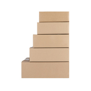 Boîte en carton plat Jin Peng 420x210x135mm, boîte d'emballage express à trois couches pour la logistique - Product Image 3