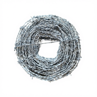 YongWei professionnel galvanisé fil de fer barbelé clôture bobine simple rasoir deux fils torsion longueur personnalisable Anti-escalade isolation