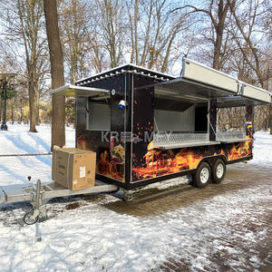 Remolque de Café Personalizado 2025, Carrito Móvil Moderno, Camión de Comida de Acero Inoxidable para la Venta - Product Image 6