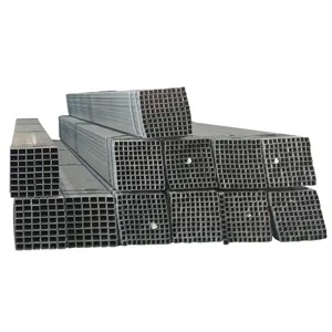 Promotions Q235 Zinc Coated Steel Rectangular Metal Iron Gi Square Pipe Tube