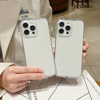 Coque de téléphone BAILI Factory populaire avec oreilles de chat mignonnes pour iPhone 16 17 18 PRO MAX, étui arrière transparent en TPU avec motif imprimé personnalisé