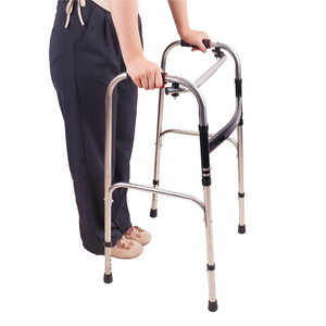 Andador Plegable para Personas Mayores, Altura Ajustable, Equipo de Terapia Médica para Discapacitados, Ayuda para la Movilidad, Herramienta de Entrenamiento para Caminar - Product Image 1