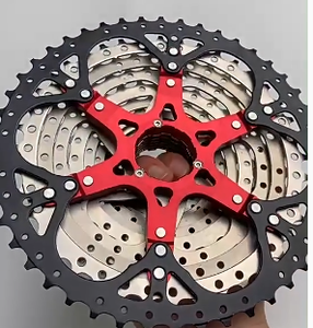 Cassette de <span class=keywords><strong>vélo</strong></span> 12 <span class=keywords><strong>vitesses</strong></span> en acier usiné CNC avec finition nickelée, 11-46 dents pour <span class=keywords><strong>roue</strong></span> <span class=keywords><strong>libre</strong></span> de VTT - Product Image 6