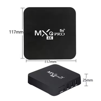 Mxq PRO TV Box Amlogic S905 1GB/8GB 1000m LAN 2.4G/5g WiFi Bt4.0 Uhd 4k Kodi 16.0 Smart TV Box Mxq PRO