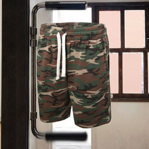 Pantalones Cortos Cargo para Hombre, Tejidos, con Cordón Ajustable, Cintura Alta, Personalizados, para Gimnasio, 100% Algodón Orgánico, Estampado Vintage Ecológico - Product Image 2