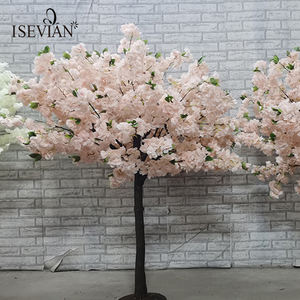 ISEVIAN محلية الصنع عيد الميلاد الكرز زهر الجدول محور شجرة - Product Image 6