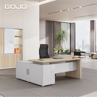 Bureau de direction de luxe moderne en bois, nouveau design, vente en gros directe d'usine