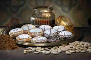 High Quality 250G <strong>Gluten</strong>-<strong>Free</strong> <strong>Cookie</strong> Box Crispy Soft <strong>Almond</strong> Ricciarelli Pastries Biscuits Egg Flavors Sweet Bar Patterns <strong>Sugar</strong>