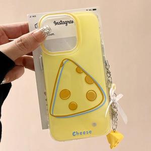 เหมาะสำหรับเคส iPhone 16 PRO MAX ดีไซน์เส้นใหม่แบบเรียบง่ายธีมแอปเปิ้ลพร้อมจี้เคสโทรศัพท์กันกระแทก - Product Image 2