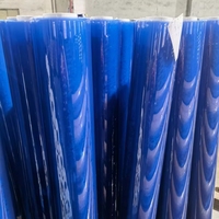 Film souple en PVC super transparent en rouleaux, film protecteur antistatique transparent en PVC, autocollant en rouleau pour nappe