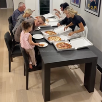 Table à manger extensible rectangulaire élégante en bois massif pour la maison et l'hôtel – Prix de gros usine
