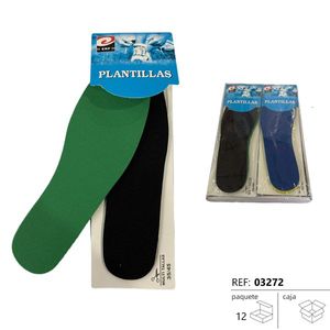 Plantillas Insoles 35-45 Green Black For Shoes Comfort Support - Product Image 1