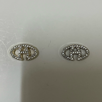 Plaques métalliques personnalisées en cristal écologique avec lettres, quincaillerie métallique ornée de strass pour la décoration de vêtements, chaussures et sacs à main