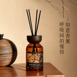 Zhiyi Aromatherapy <b>Diffuser</b> 120ml Glass <b>Bottle</b> Reed <b>Diffuser</b> For Home Fragrance Bedroom Use - Product Image 3