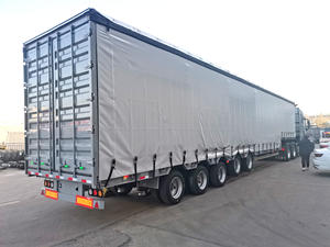 Panel de lona de PVC para semirremolque, cortina de lona deslizante de acero con toldo para camiones, furgonetas y remolques de tractor - Product Image 3