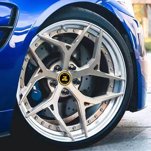 JZ popular rueda forjada 17 18 19 20 21 22 pulgadas llanta de rueda para coche Mercedes Porsche 911 <span class=keywords><strong>Lamborghini</strong></span> C8 Corvette - Product Image 5