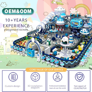 قلعة شقية ذات لون جميل ، ملعب رياضي للأطفال ، مركز لعب داخلي ، ملعب داخلي صغير مع كرات حفرة كروية منزلقة - Product Image 6