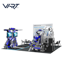 Machine de cinéma de jeu vidéo de vr de la chaise 9d d'oeufs de VART avec de doubles sièges