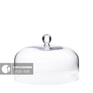 Samyo Elegent <strong>Cake</strong> <strong>Dome</strong> Container and Plate Clear <strong>Glass</strong> <strong>Cake</strong> <strong>Dome</strong> and Stand - Product Image 2