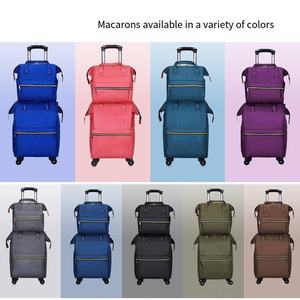 กระเป๋าเดินทางแบบล้อลาก 2 in 1 ผ้า Oxford น้ำหนักเบา พิมพ์โลโก้ได้ ชุดกระเป๋าเป้สะพายหลังและกระเป๋าเดินทาง ล้อลากแบบ Universal - Product Image 2