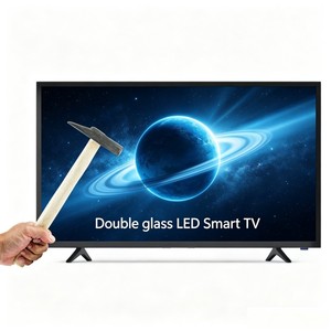 Televisor Inteligente LED de Doble Cristal de 32-65 Pulgadas, 4K HDR, Android TV, <span class=keywords><strong>Chromecast</strong></span> Integrado, para Uso en Hoteles - Product Image 1