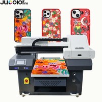 Impresora UV de Escritorio Jucolor Tipo A2, Tamaño A2+, UV4060, con Bajo Costo y Servicio Postventa