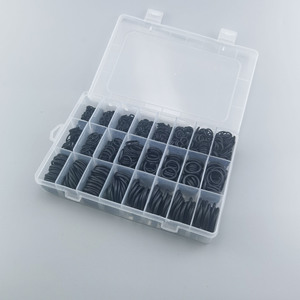 800 buah karet o-ring segel pencuci bermacam-macam Set Kit Gasket HNBR A/C sistem hitam 6-28mm AC mobil karet O Ring segel - Product Image 5