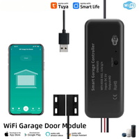Modul Pembuka Pintu Garasi WiFi Kontak Kering, Kontrol Jarak Jauh Aplikasi Smart Life, Perintah Suara Bebas Genggam