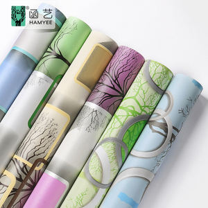 Design moderno peel and stick carta da parete pvc impermeabile foresta carta da parati per tv sullo sfondo - Product Image 2