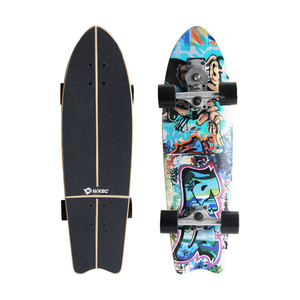 Skateboard personnalisé <span class=keywords><strong>en</strong></span> érable à 7 plis, Land <span class=keywords><strong>Carver</strong></span>, Surf <span class=keywords><strong>Skate</strong></span> - Product Image 4