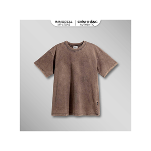 Camiseta de gimnasio Vintage con lavado ácido de alto grado 100% algodón manga corta cuello redondo estilo deportivo muestra gratis de la fábrica de Vietnam - Product Image 1