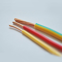 Câbles Électriques Isolés en PVC, Fils Énergétiques en Cuivre Revêtu d'Aluminium, Assemblages de Câbles Isolés, Fils Énergétiques